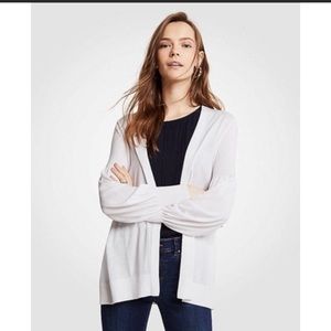 ann taylor open cardigan